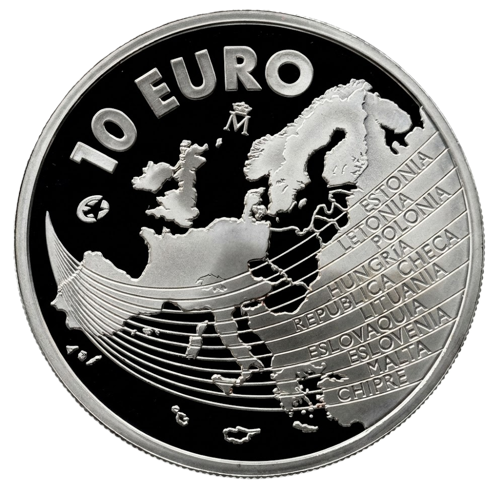 Proof 10 euro España 2004 - Ampliación Unión Europea