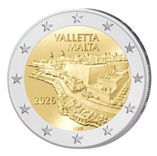 UNC 2 euro Malta 2026 - Valletta (Preventa)