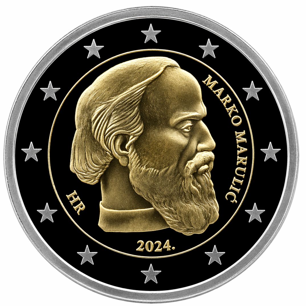 Proof 2 euro Croacia 2024 - Marko Marulic