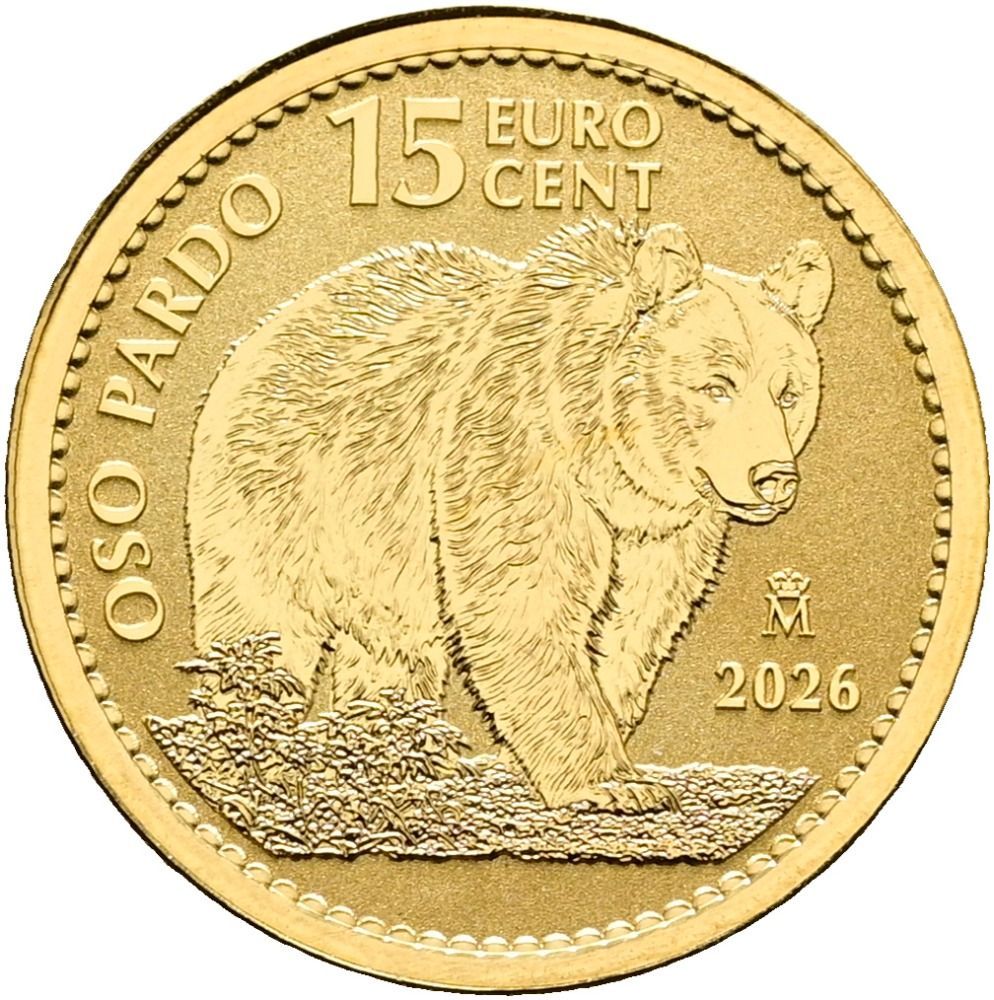 1/10 Onza de oro España 2026 - Oso (Preventa)