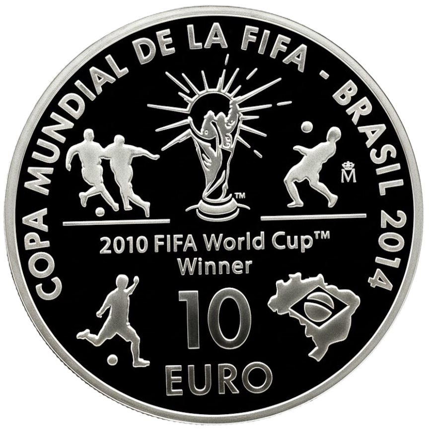 Proof 10 euro España 2013 - Copa Mundial de la FIFA Brasil