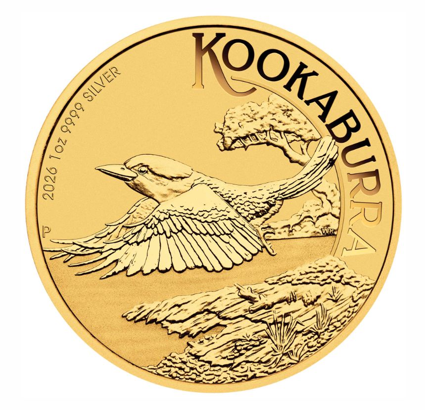 1 onza Australia 2026 - Kookaburra
