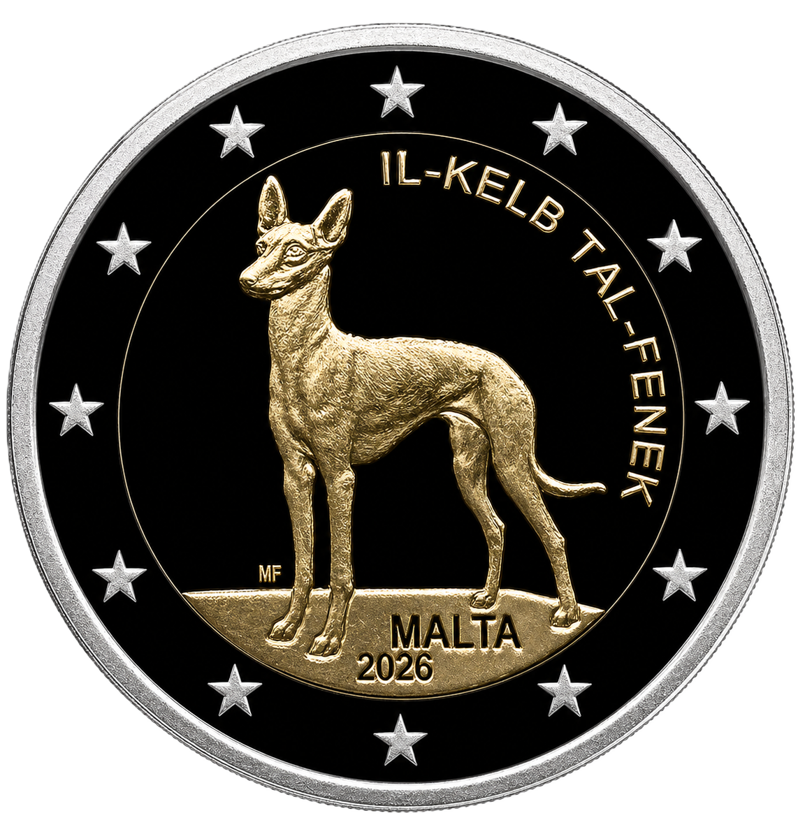 Proof 2 euro Malta 2026 - II-Kelb tal-Fenek