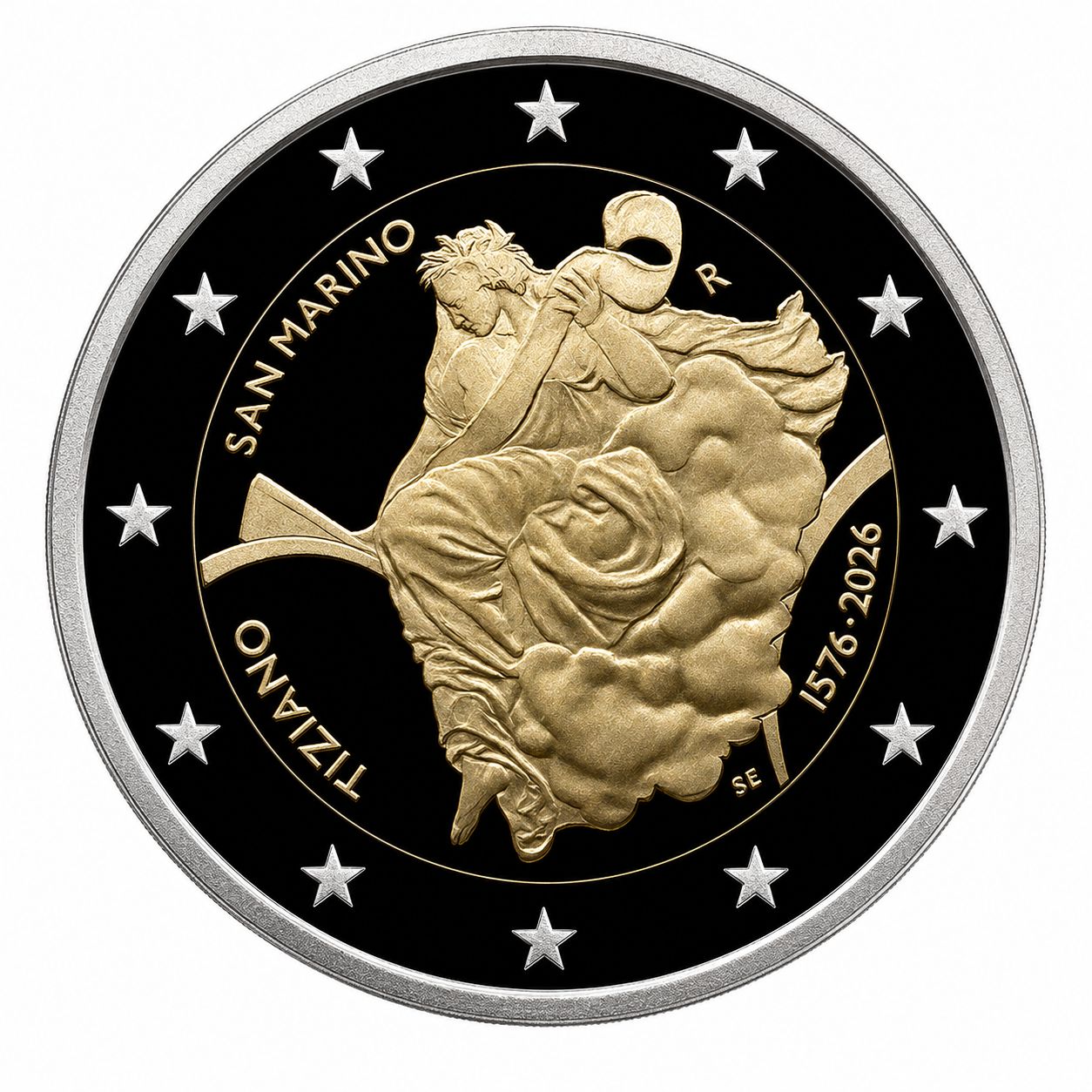 Proof 2 euro San Marino 2026 - Tiziano Proof 2 euro San Marino 2026 - Tiziano