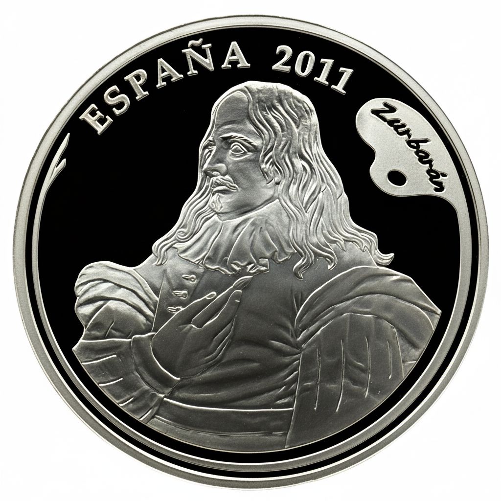 Proof 10 euro España 2011 - Zurbarán IV Serie Pintores Españoles