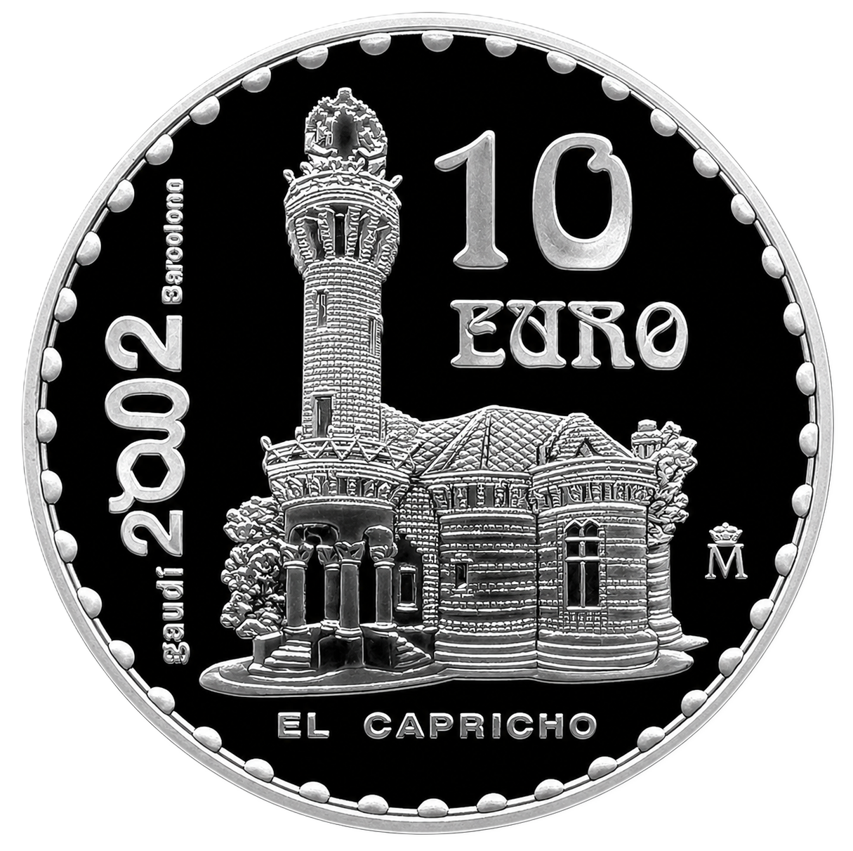 Proof 10 euro España 2002 - Gaudí: El Capricho