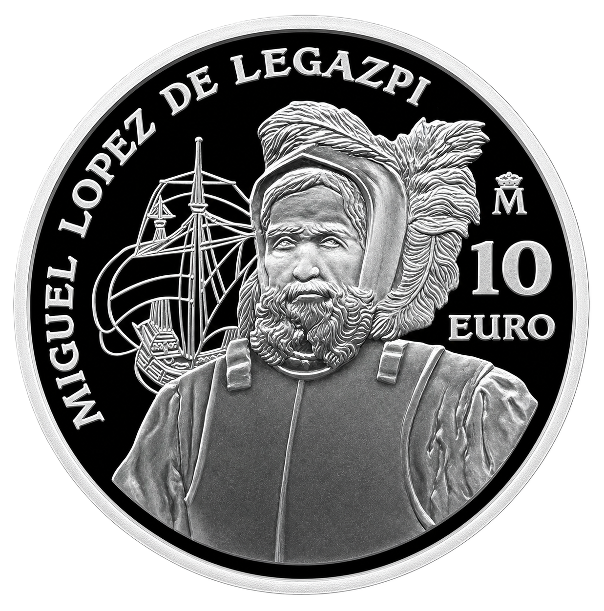 Proof 10 euro España 2003 - 500 Aniversario del nacimiento de Miguel López de Legazpi