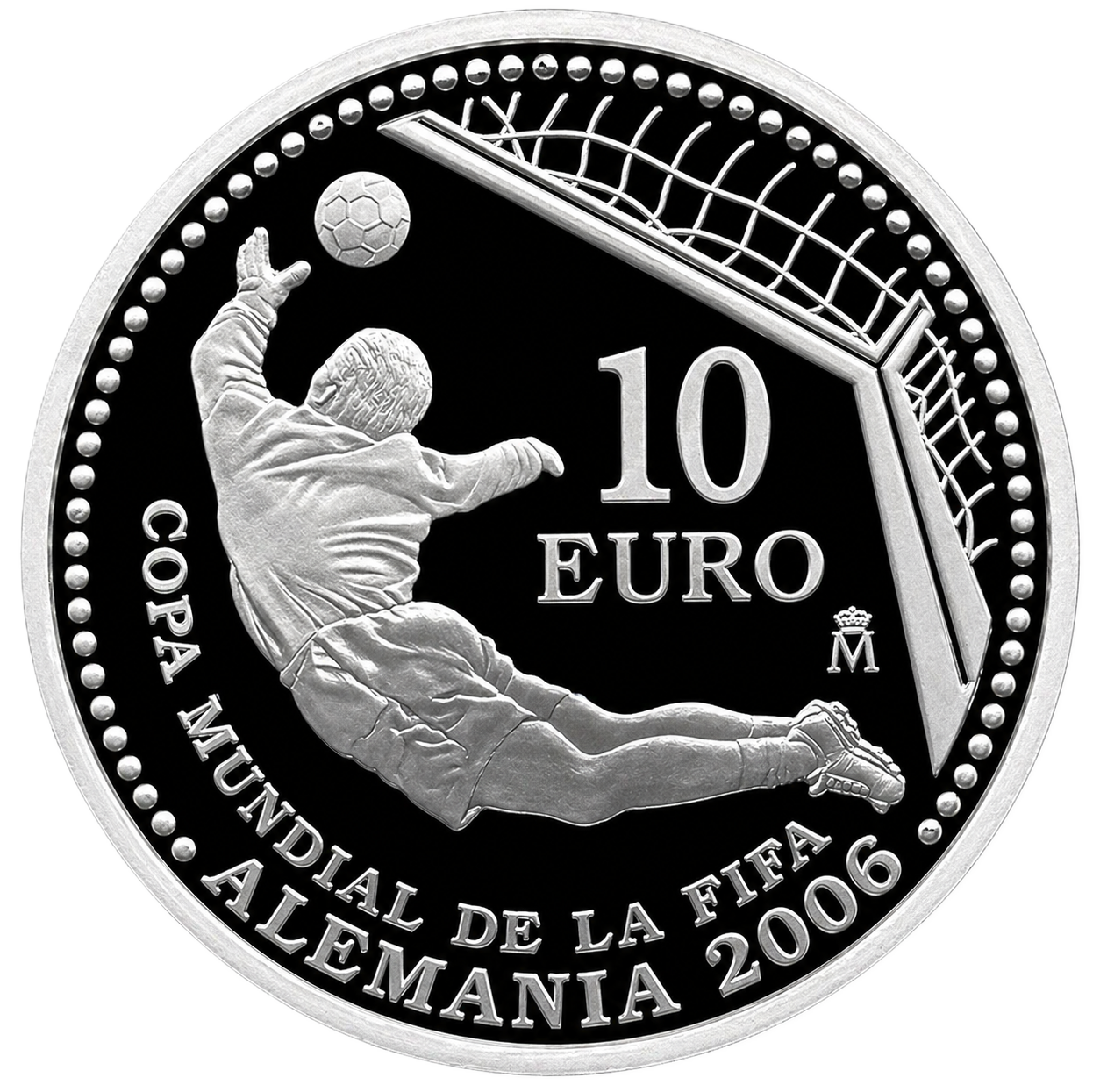 Proof 10 euro España 2003 - Copa Mundial de la FIFA
