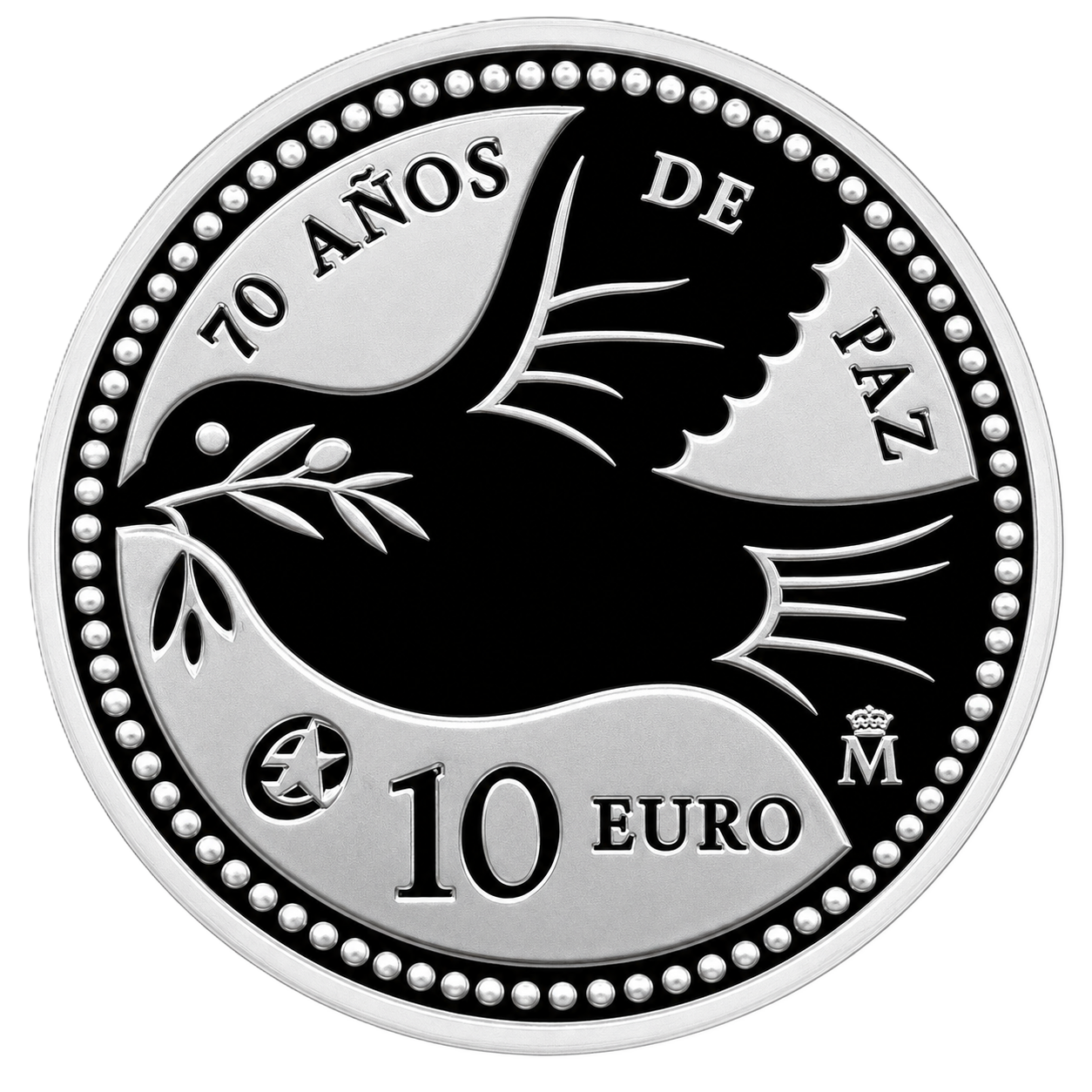 Proof 10 euro España 2015 - 70 Años de Paz Proof 10 euro España 2015 - 70 Años de Paz