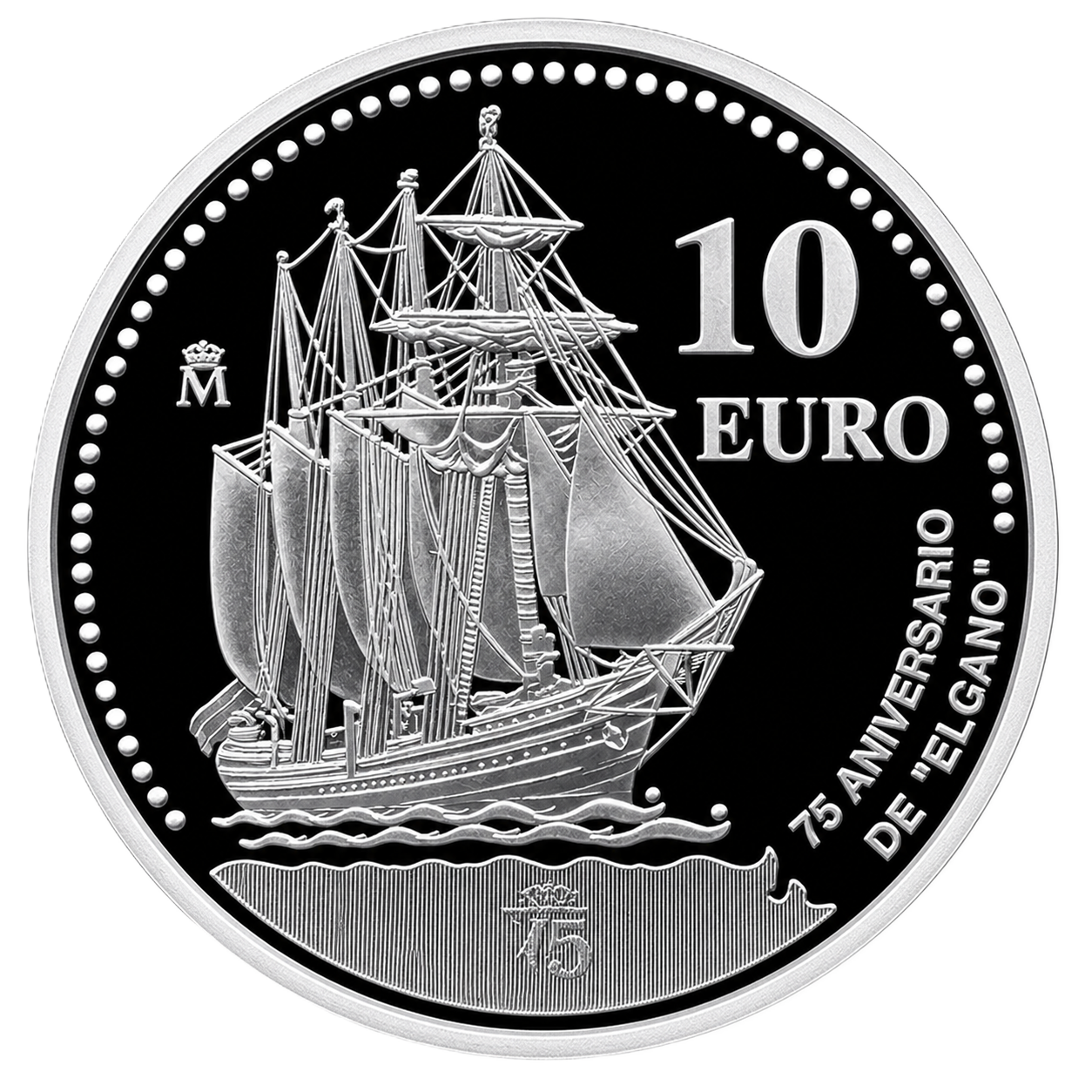 Proof 10 euro España 2003 - Juan Sebastián de Elcano