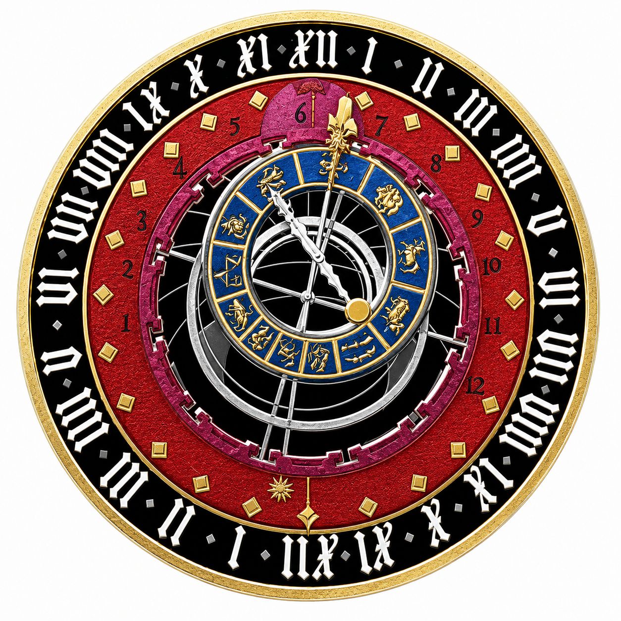 Proof 5 euro Malta 2026 - Reloj del Ayuntamiento de Berna Proof 5 euro Malta 2026 - Reloj del Ayuntamiento de Berna