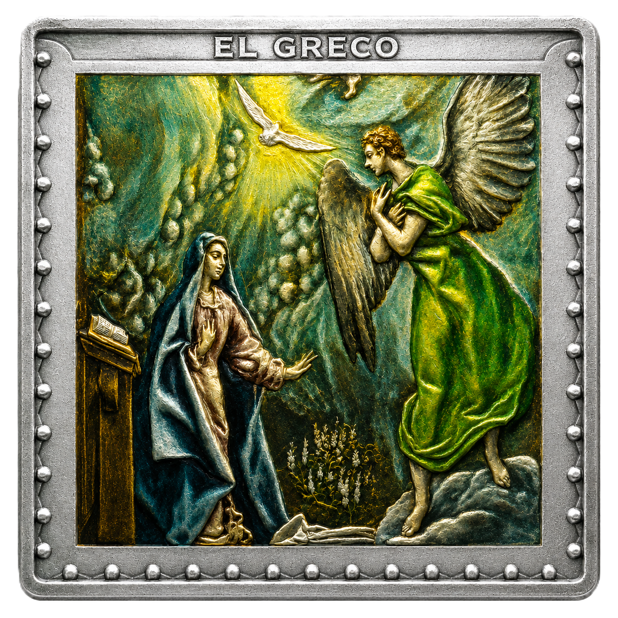 Proof 10 euro España 2019 - El Greco: La Anunciación Proof 10 euro España 2019 - El Greco: La Anunciación