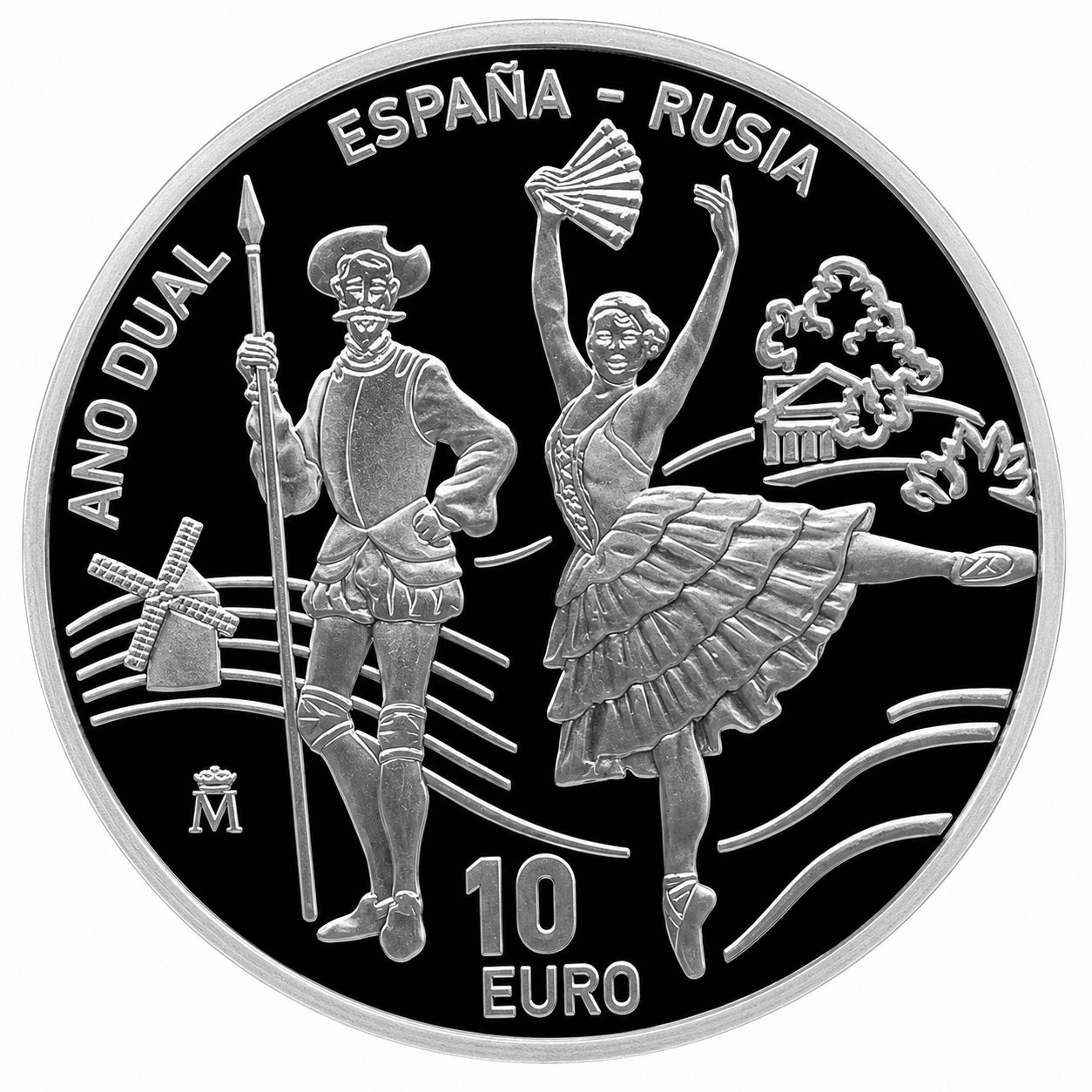 Proof 10 euro España 2011 - Año Dual España – Rusia Proof 10 euro España 2011 - Año Dual España – Rusia