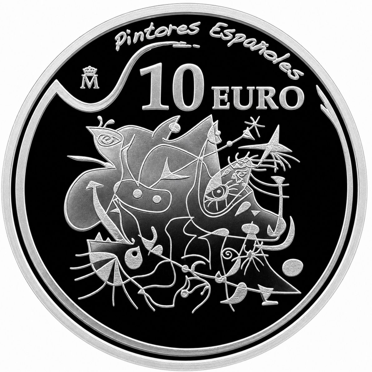 Proof 10 euro España 2012 - Joan Miró: La estrella matinal Proof 10 euro España 2012 - Joan Miró: La estrella matinal