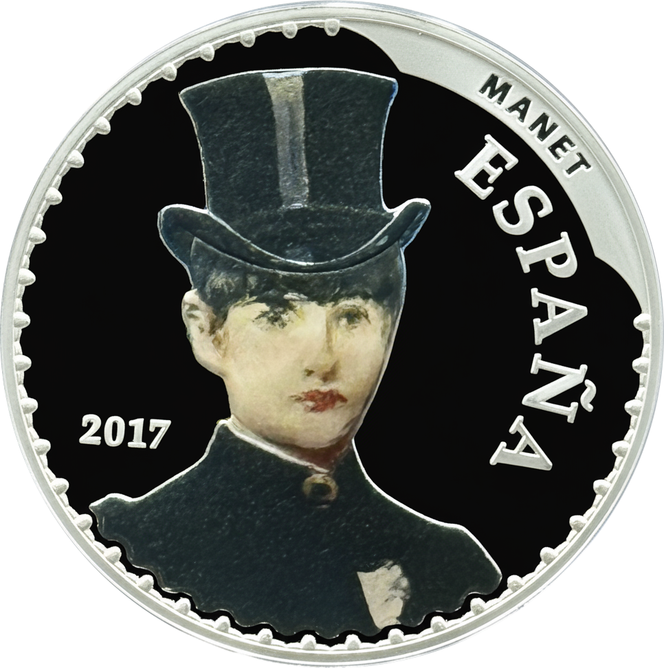 Proof 10 euro España 2017 - Edouard Manet & Thomas Lawrence