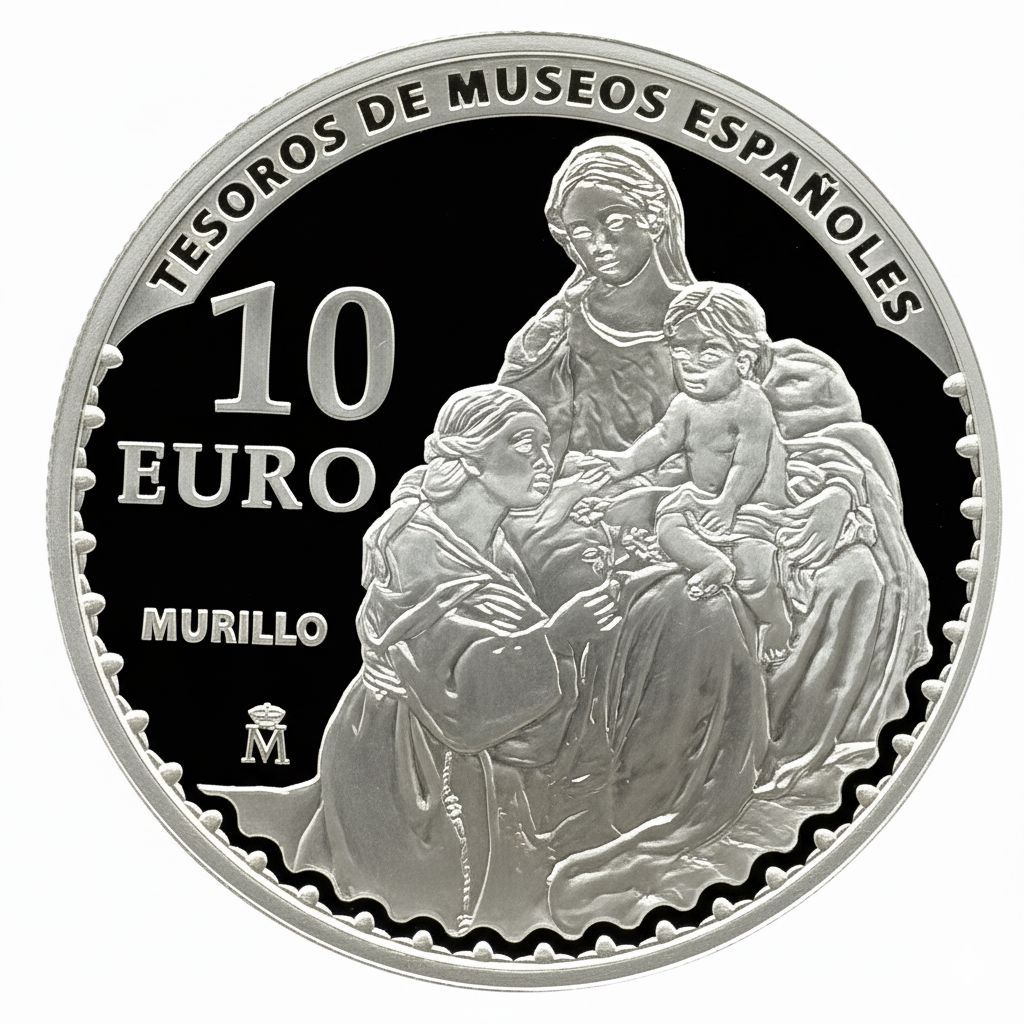 Proof 10 euro España 2017 - P.P. Rubens & Murillo