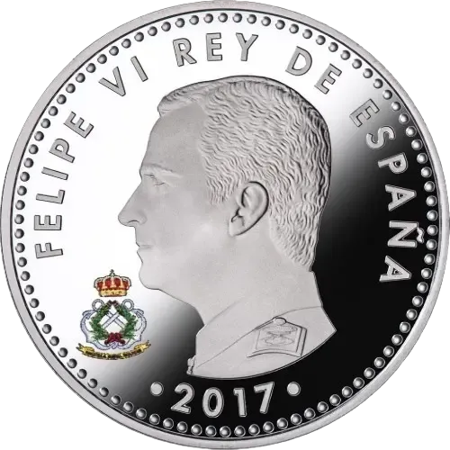 Proof 10 euro España 2017 - 300 Aniversario Real Compañía Guardias Marinas