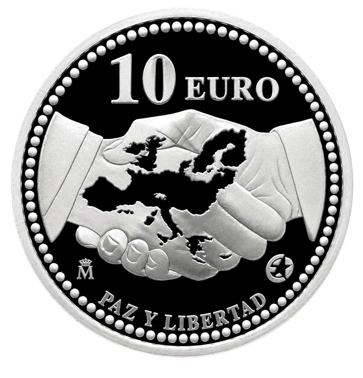 Proof 10 euro España 2005 - Paz y Libertad