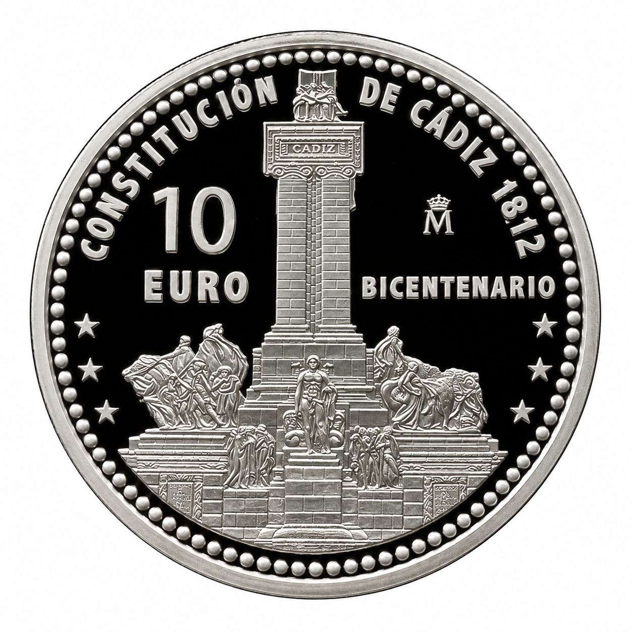 Proof 10 euro España 2012 - Bicentenario de la Constitucion de Cadiz Proof 10 euro España 2012 - Bicentenario de la Constitucion de Cadiz