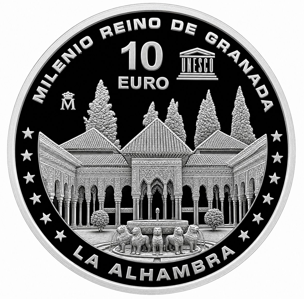Proof 10 euro España 2013 - Milenio Reino de Granada