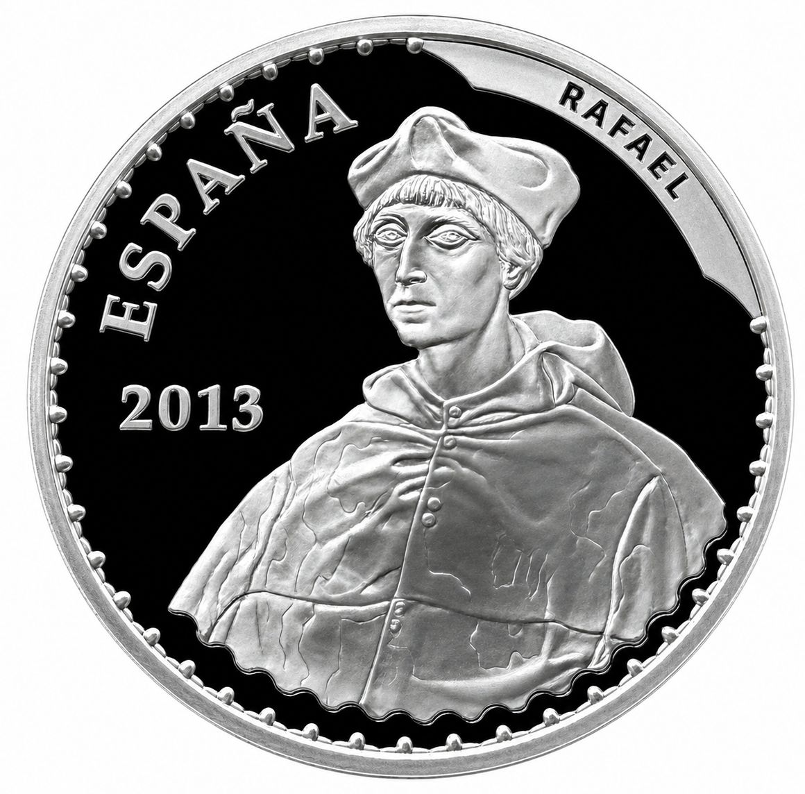 Proof 10 euro España 2013 - Rafael (en capsula)