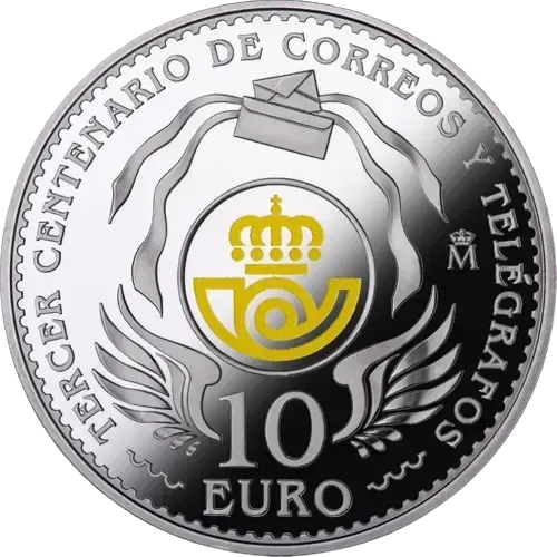 Proof 10 euro España 2016 - 300 Años de Correos