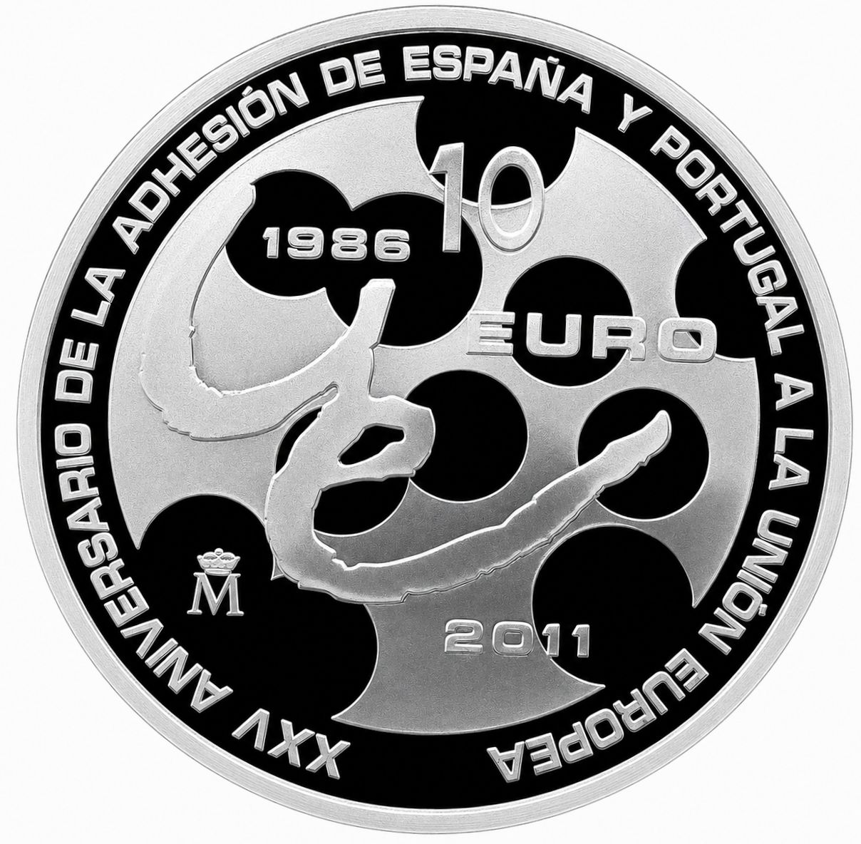 Proof 10 euro España 2011 - Adhesión España y Portugal Proof 10 euro España 2011 - Adhesión España y Portugal