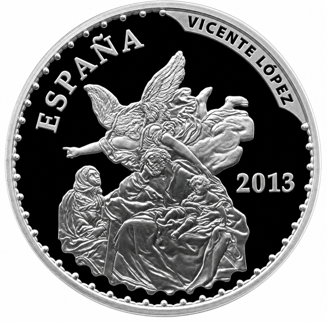 Proof 10 euro España 2013 - Vicente López (en capsula)