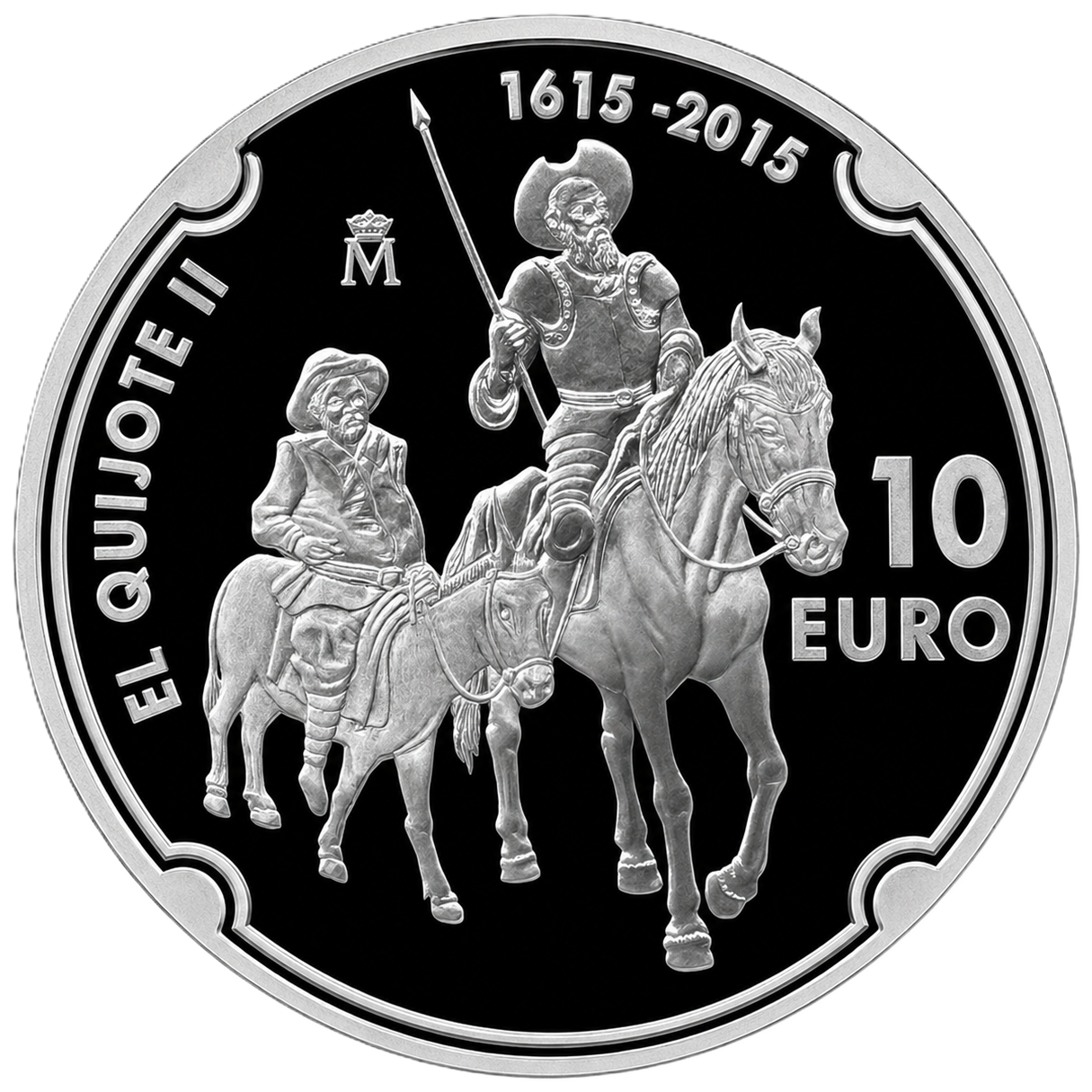 Proof 10 euro España 2015 - IV Centenario de la Segunda Parte de El Quijote
