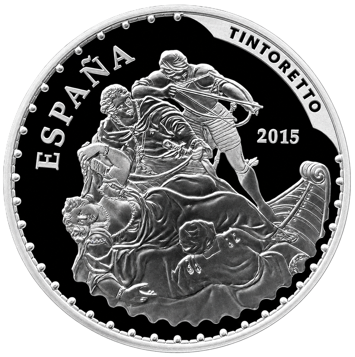 Proof 10 euro España 2015 - Tintoretto