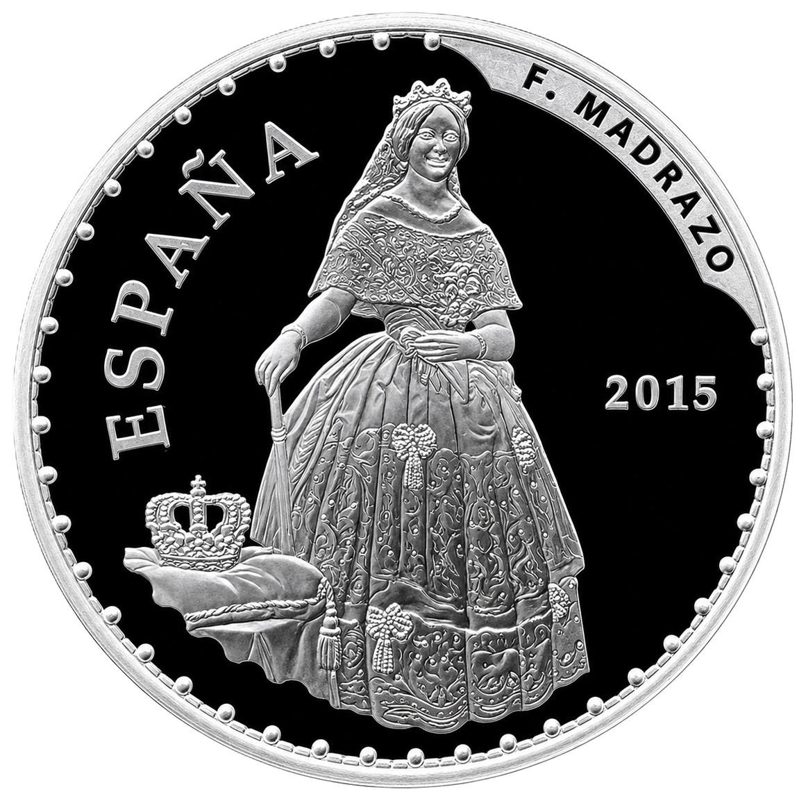 Proof 10 euro España 2015 - Madrazo