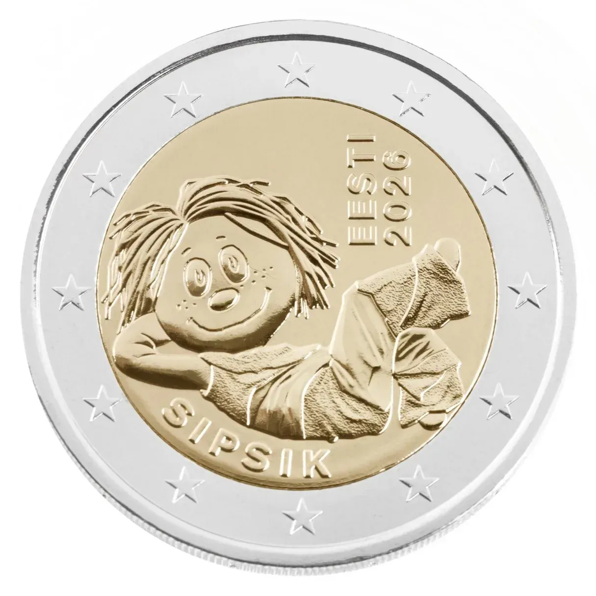 UNC 2 euro Estonia 2026 - Sipsik (Preventa)