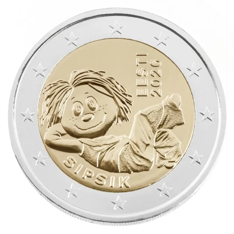 UNC 2 euro Estonia 2026 - Sipsik (Preventa)