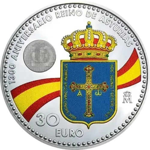 UNC 30 euro España 2018 - 1.300 Aniversario del Reino de Asturias
