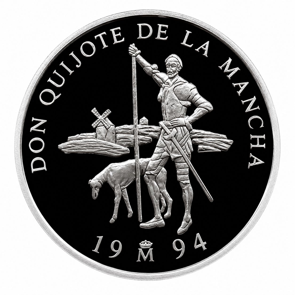 Proof 1 ecu España 1994 - Don Quijote de La Mancha