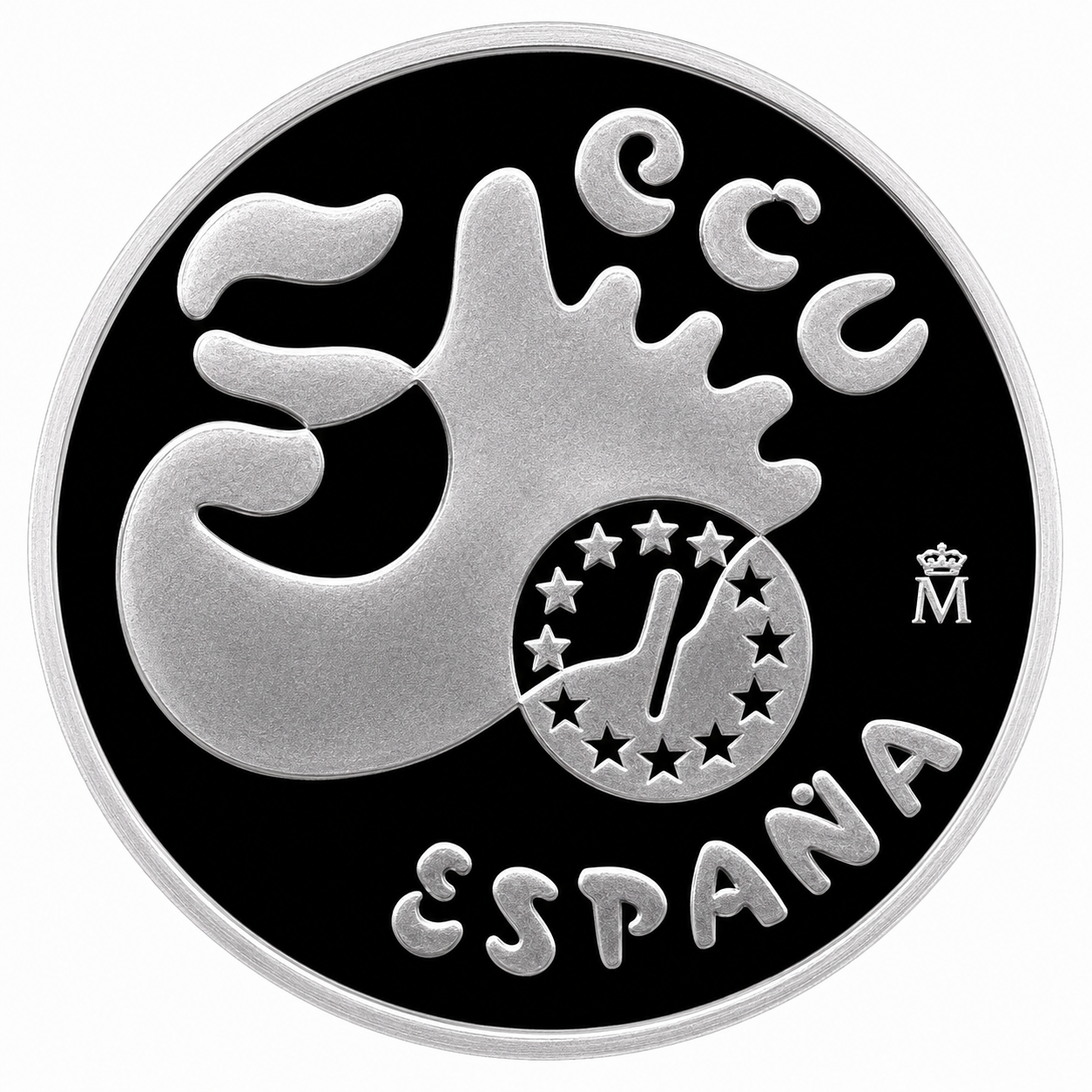 Proof 5 ecu España 1990 -  Alfonso X de Castilla