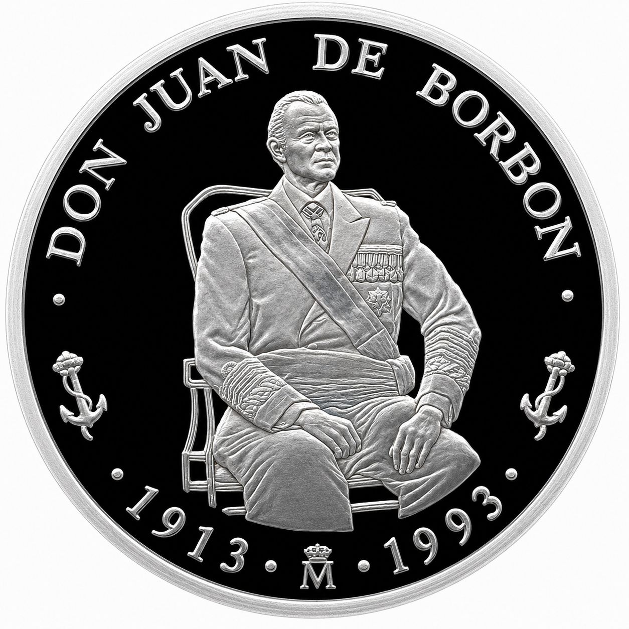 Proof 5 ecu España 1993 -  Juan de Borbón