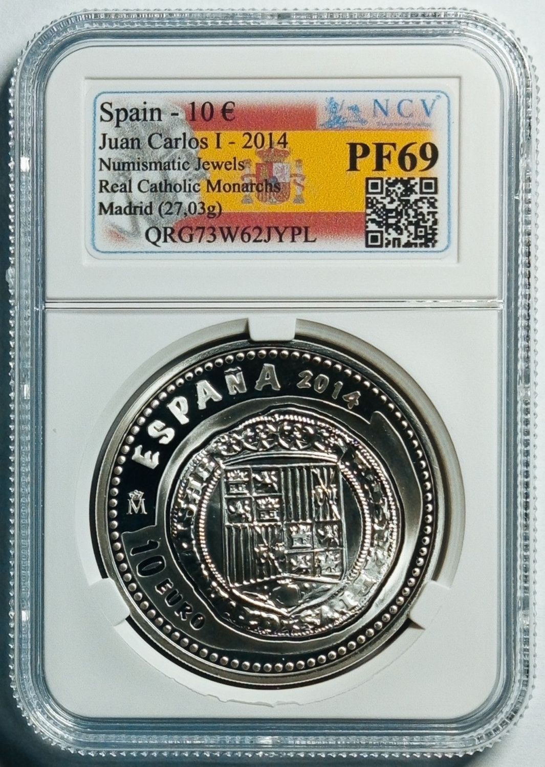 Proof 10 euro España 2014 - Real Reyes Católicos V Serie Joyas Numismáticas