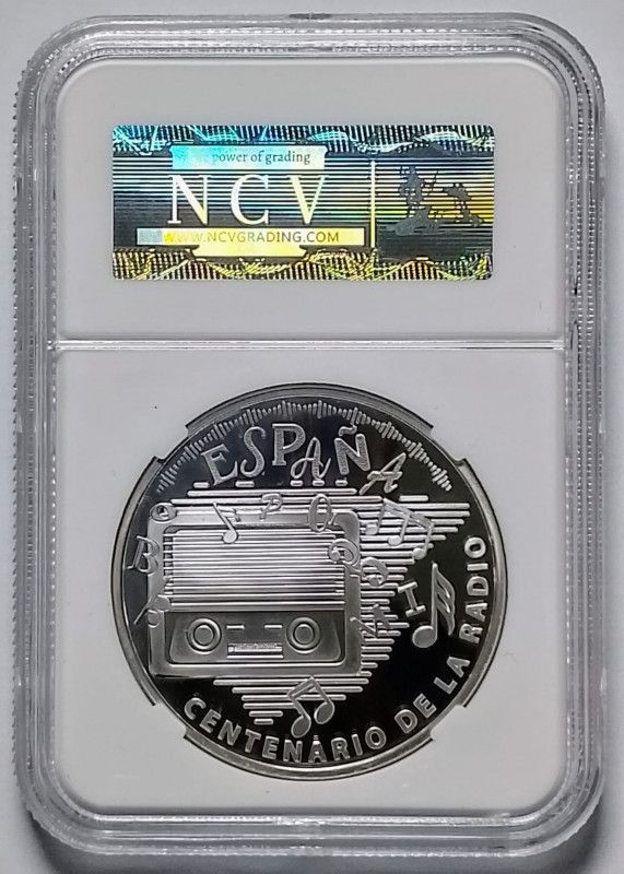 Proof 10 euro España 2024 - Centenario de la Radio (Canto Liso)