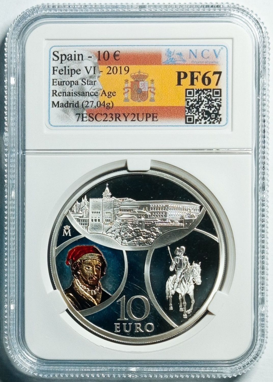 Proof 10 euro España 2019 - Renacimiento