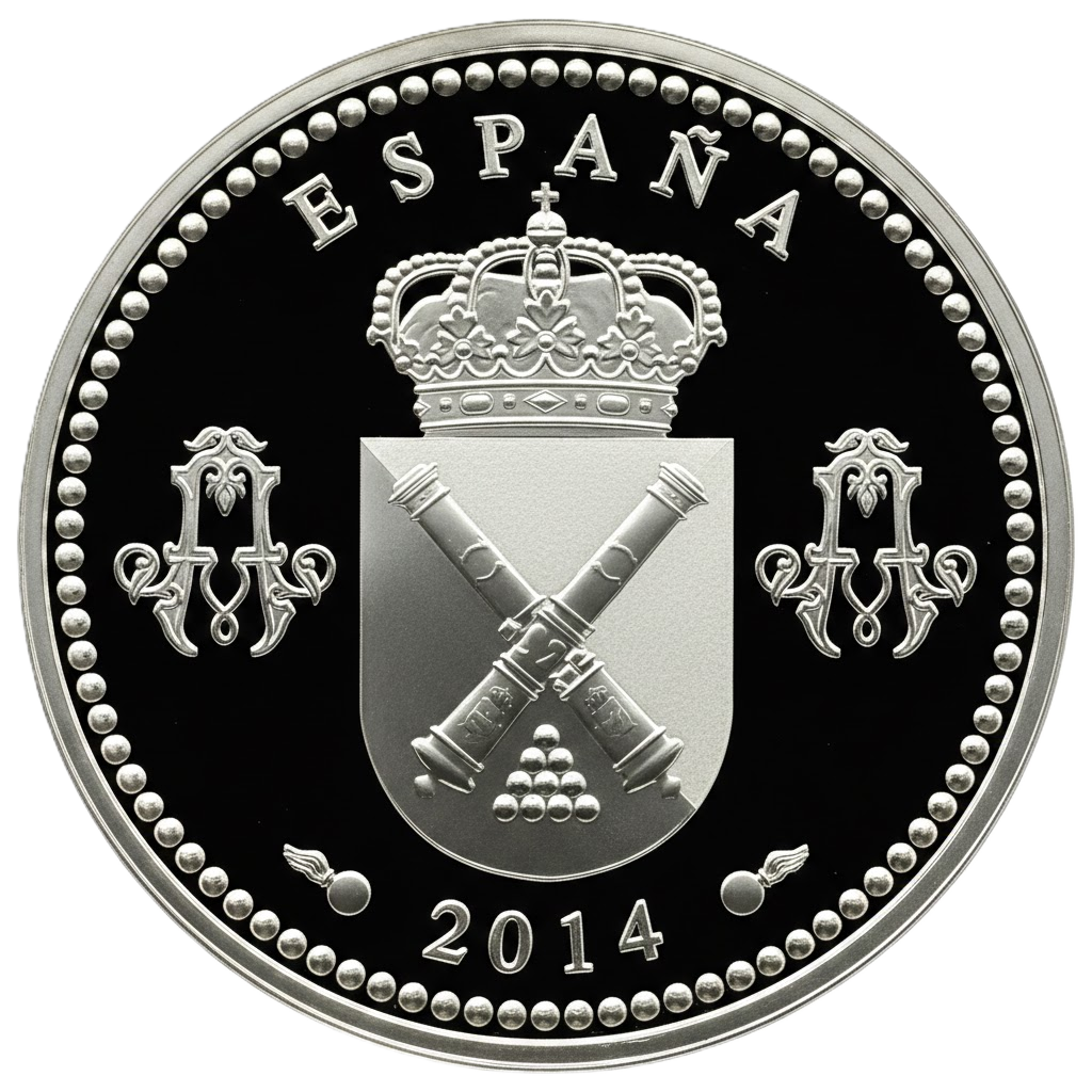 Proof 10 euro España 2014 - Colegio de Artillería (en capsula)
