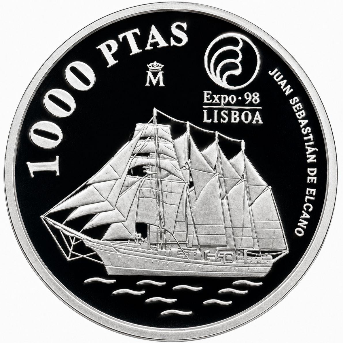 Proof 1000 Pesetas España 1998 - Expo 98