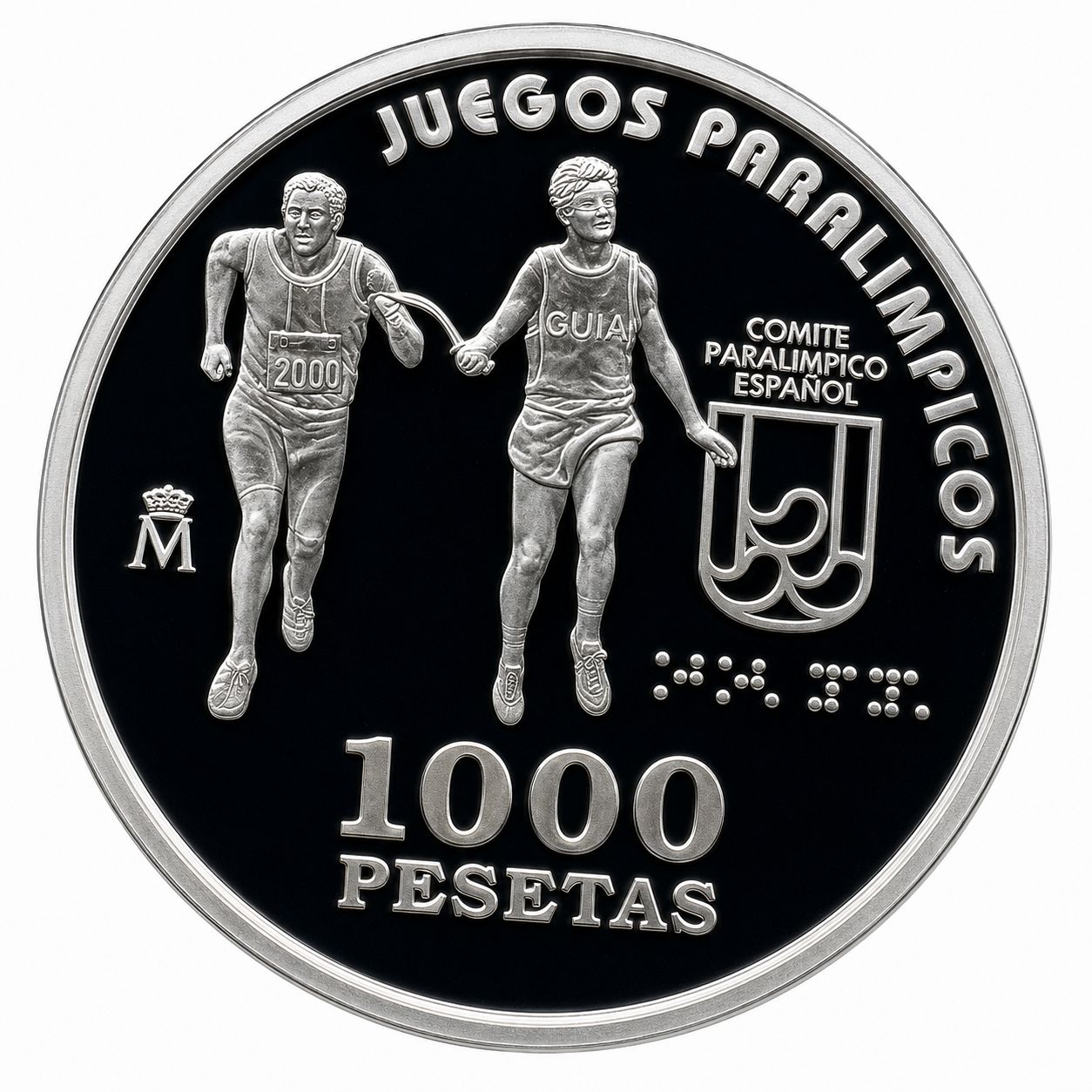 Proof 1000 Pesetas España 2000 - Juegos Paralimpicos