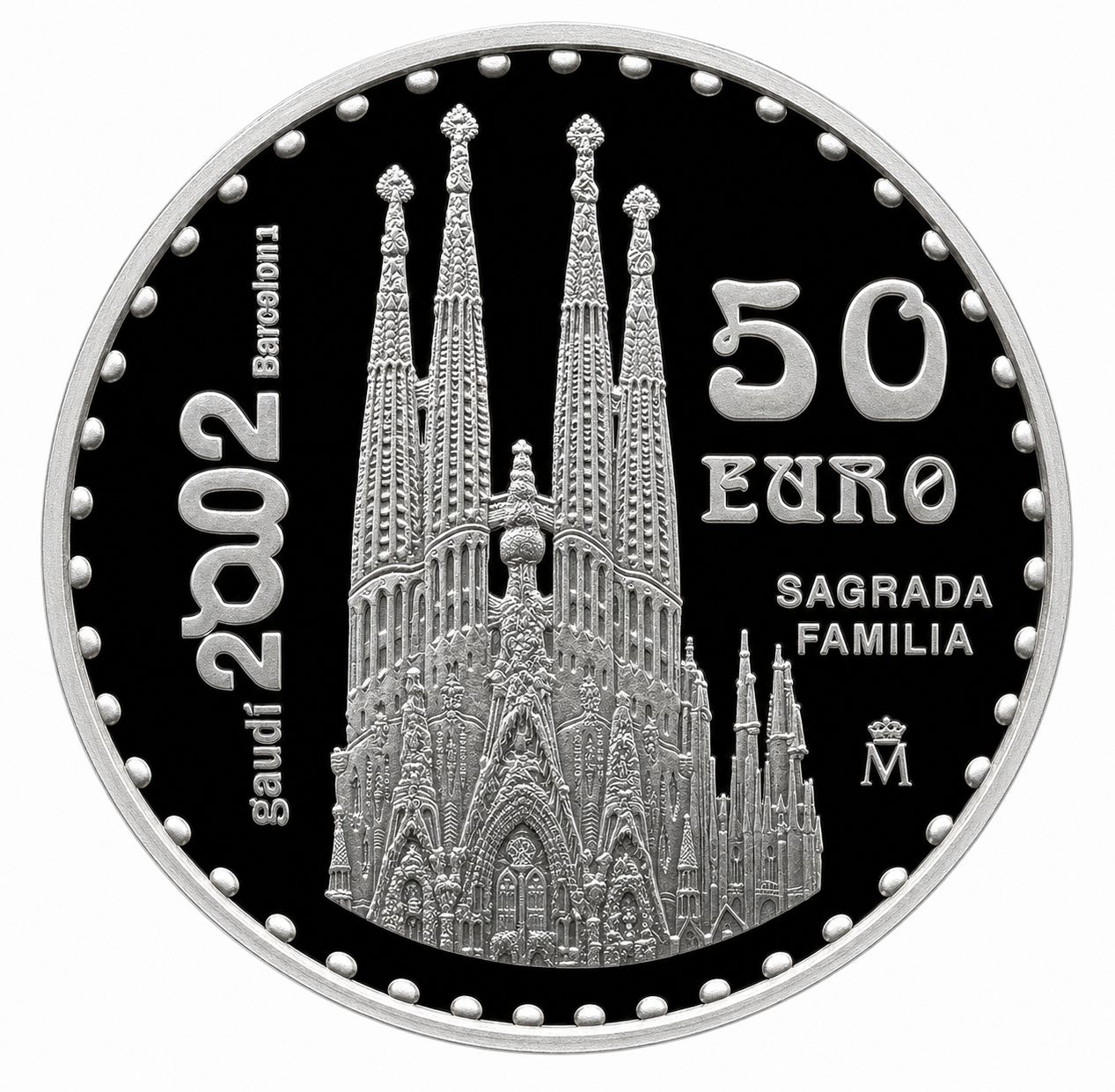 Proof 50 euro España 2002 - Sagrada Familia Proof 50 euro España 2002 - Sagrada Familia