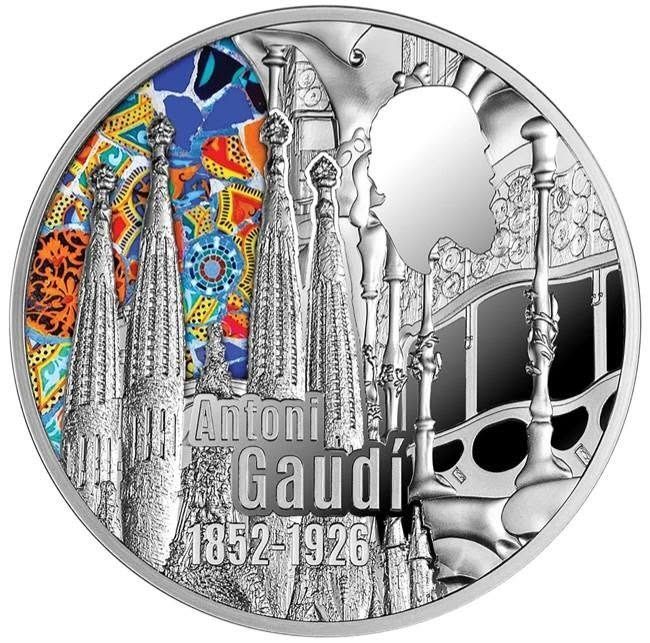 1 onza Malta 2026 - Antoni Gaudi 1 onza Malta 2026 - Antoni Gaudi