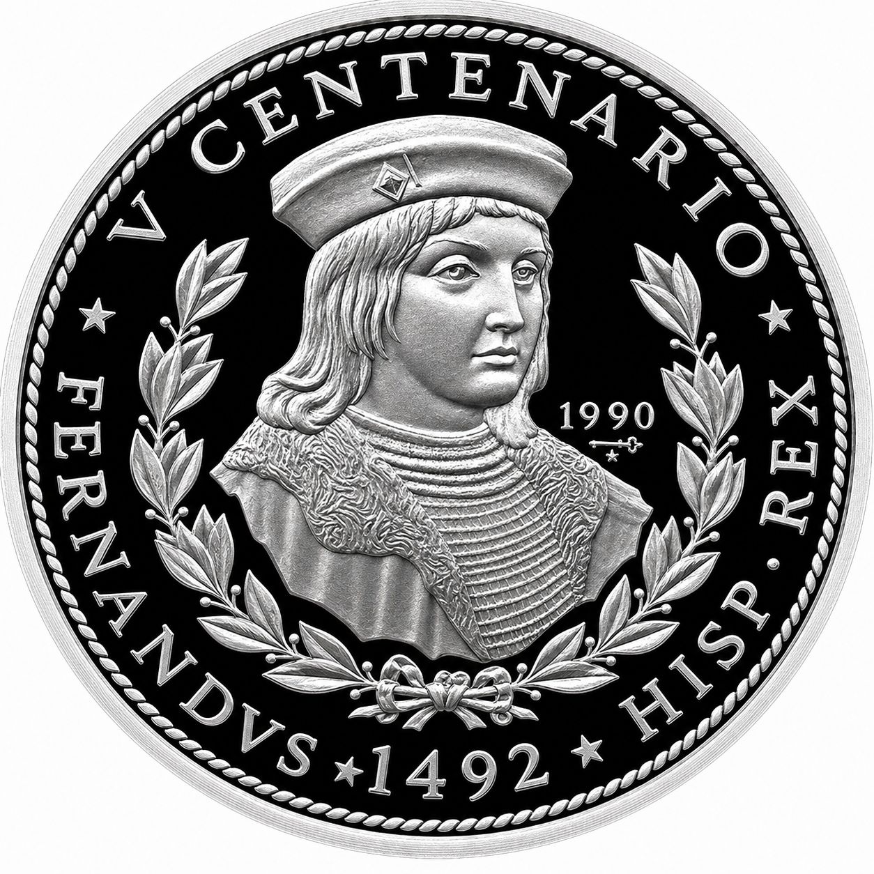 1 onza Cuba 1990 - Ferdinandus 1 onza Cuba 1990 - Ferdinandus