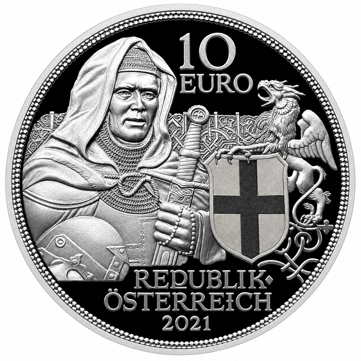 Proof 10 euro Austria 2021 - Hermandad Proof 10 euro Austria 2021 - Hermandad