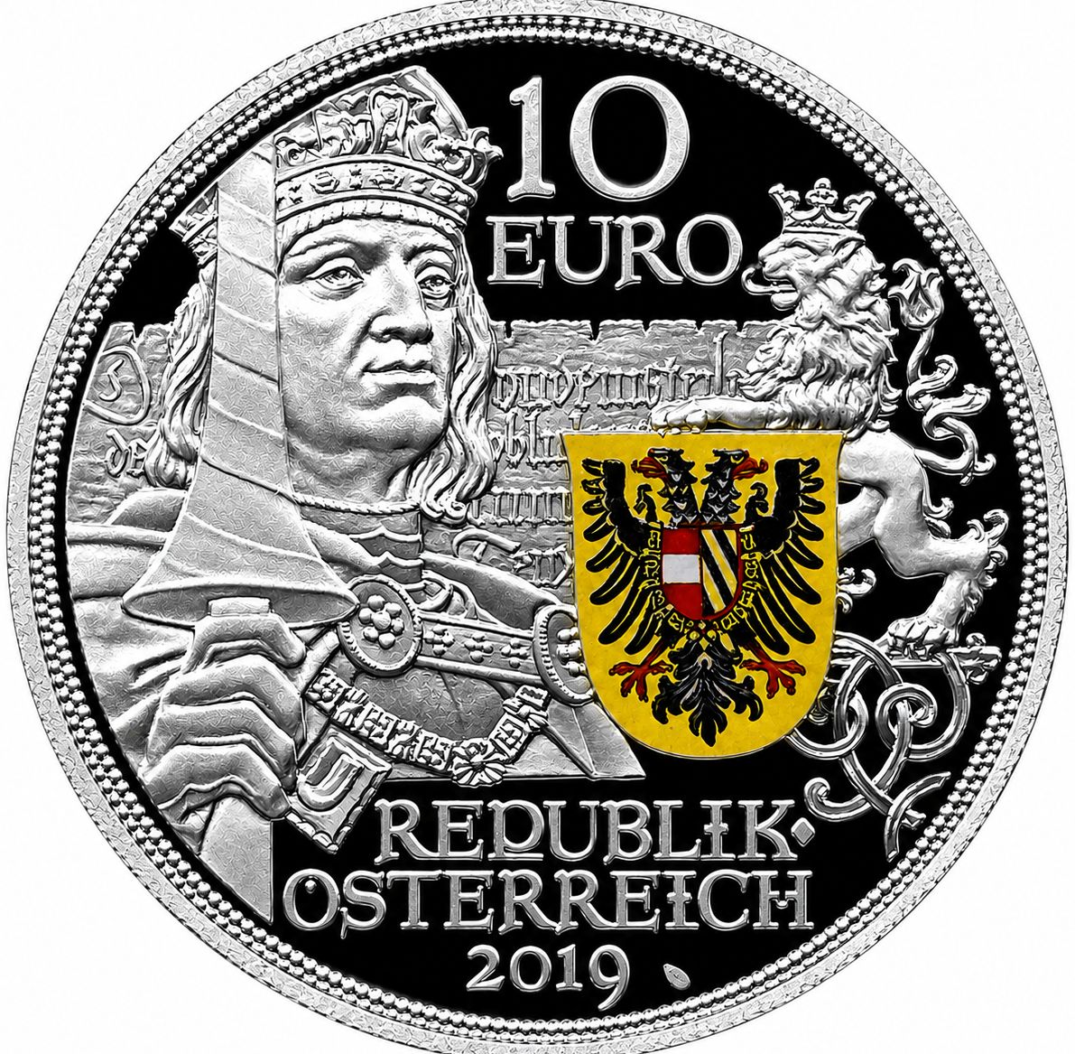 Proof 10 euro Austria 2019 - Caballerosidad Proof 10 euro Austria 2019 - Caballerosidad
