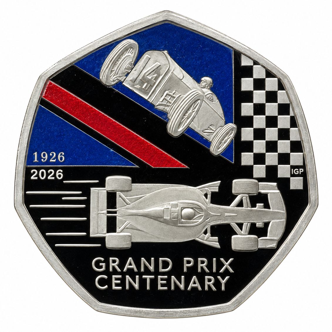 0.50 Pound Reino Unido 2026 - 100 años del Grand Prix