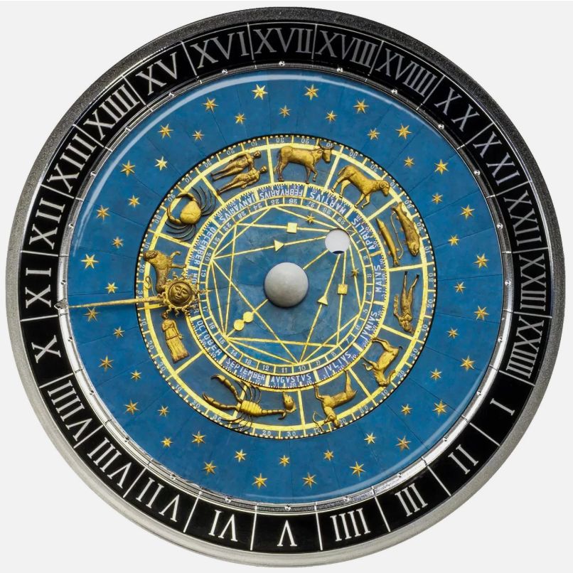 1 onza Malta 2026 - Reloj Astronómico de Padua 1 onza Malta 2026 - Reloj Astronómico de Padua